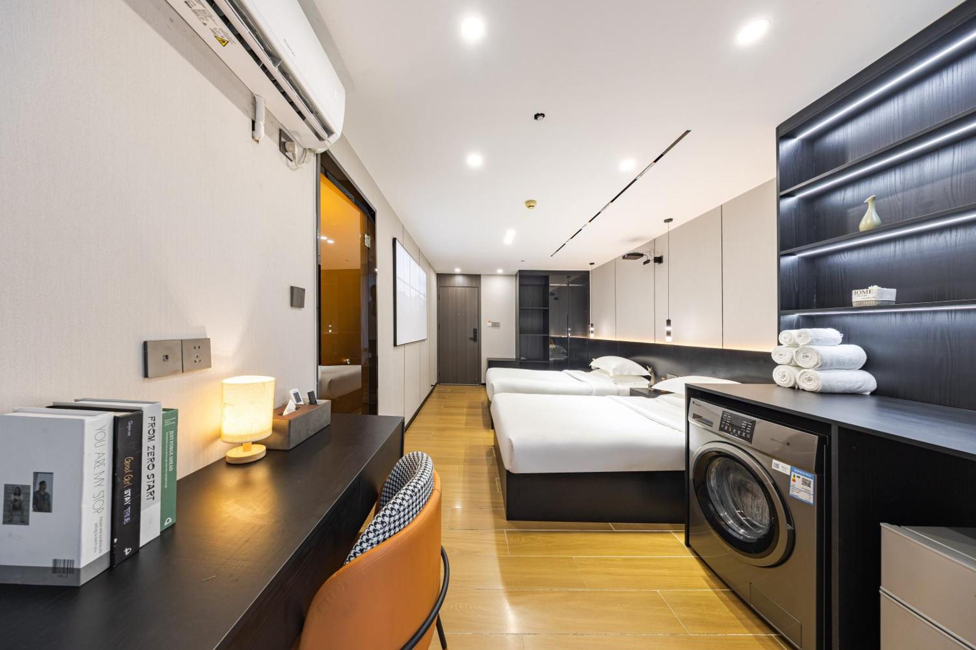 Yu Manju High-Floor Huge-Screen Audiovisual Hotel-Guangzhou Tower Zhujiang New Town Sports West Road Branch 외부 사진