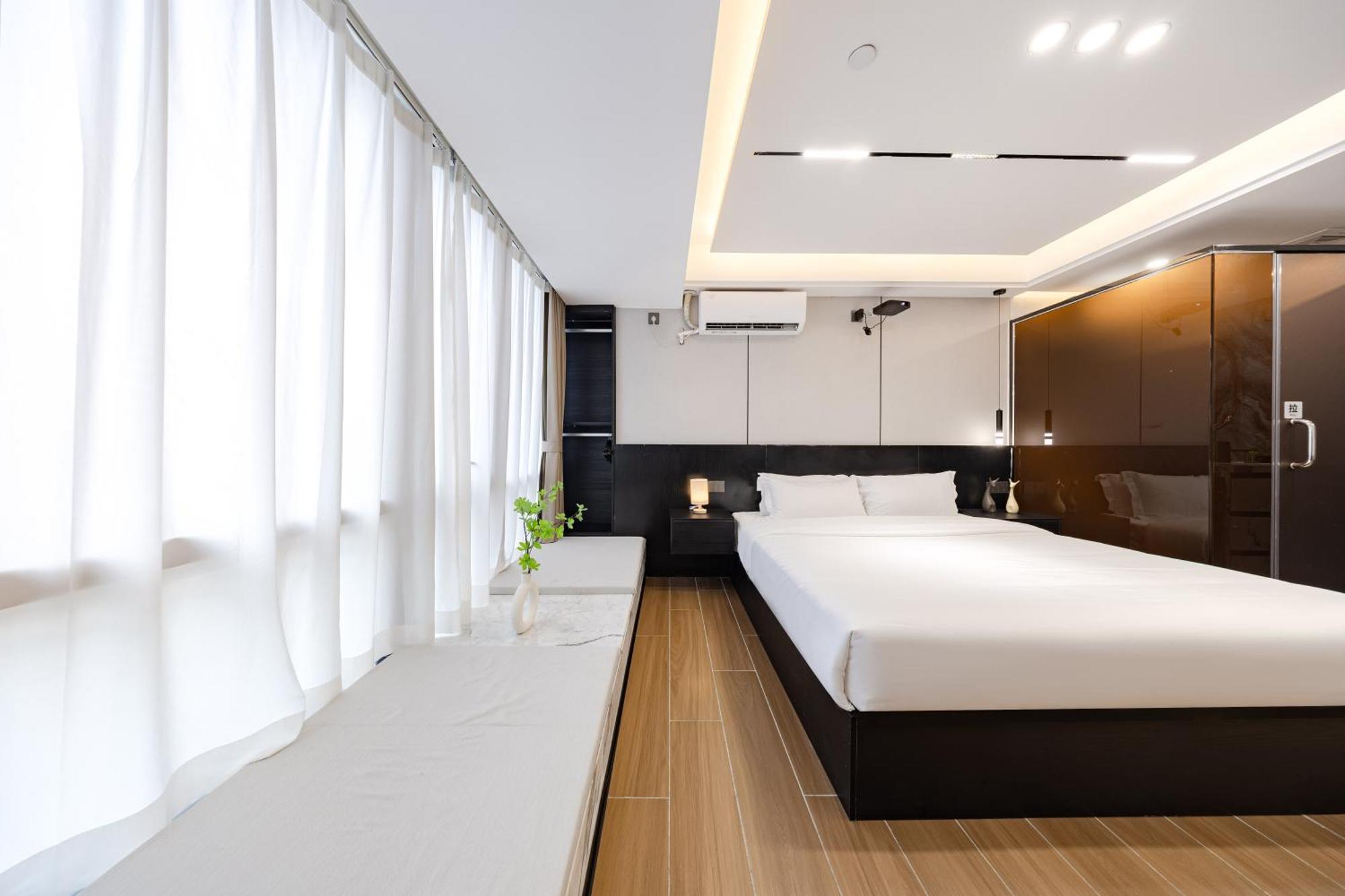 Yu Manju High-Floor Huge-Screen Audiovisual Hotel-Guangzhou Tower Zhujiang New Town Sports West Road Branch 외부 사진