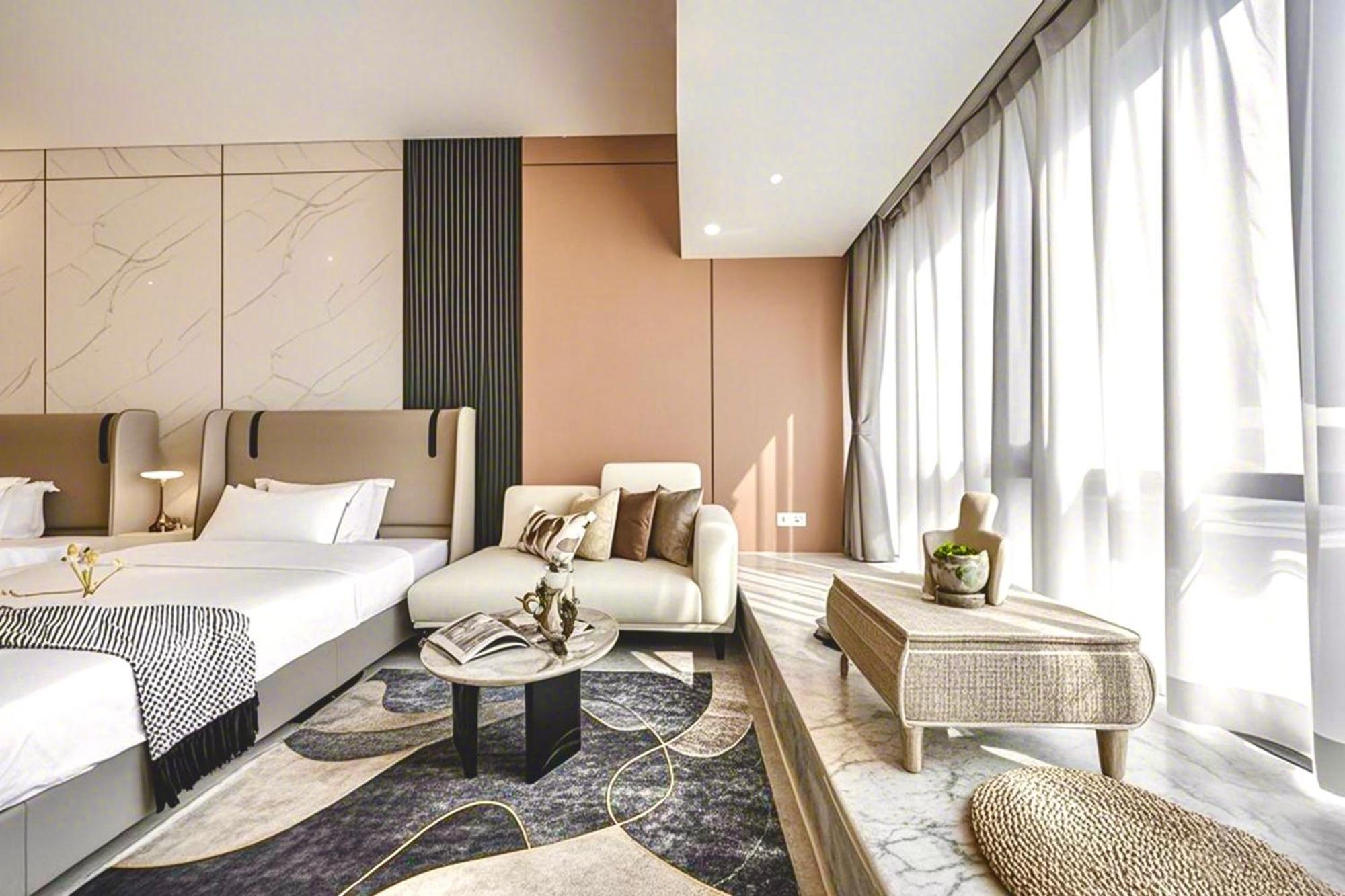 Yu Manju High-Floor Huge-Screen Audiovisual Hotel-Guangzhou Tower Zhujiang New Town Sports West Road Branch 외부 사진