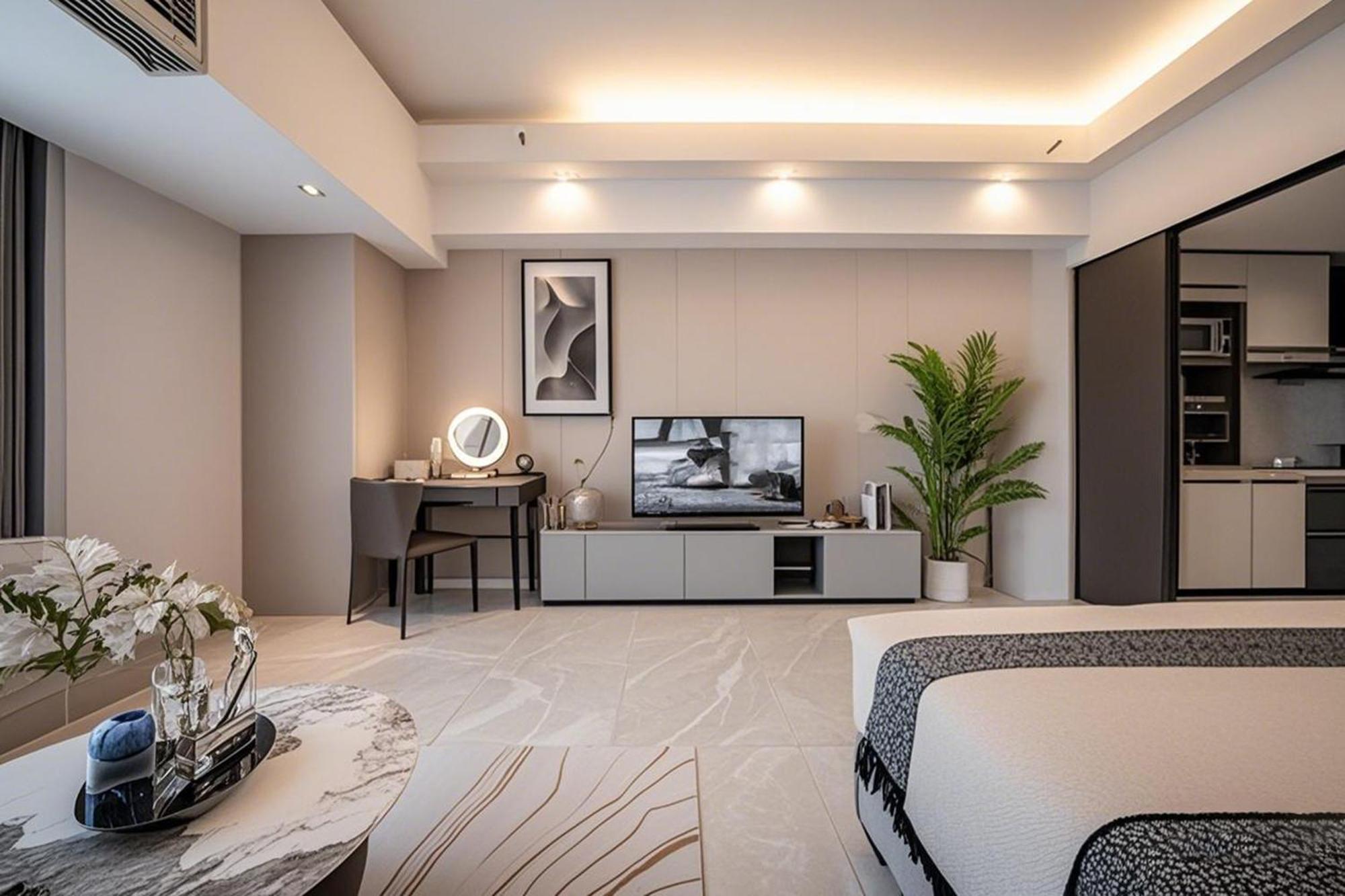 Yu Manju High-Floor Huge-Screen Audiovisual Hotel-Guangzhou Tower Zhujiang New Town Sports West Road Branch 외부 사진